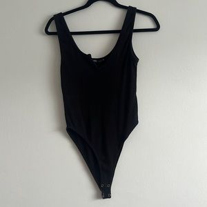 Black Zara bodysuit